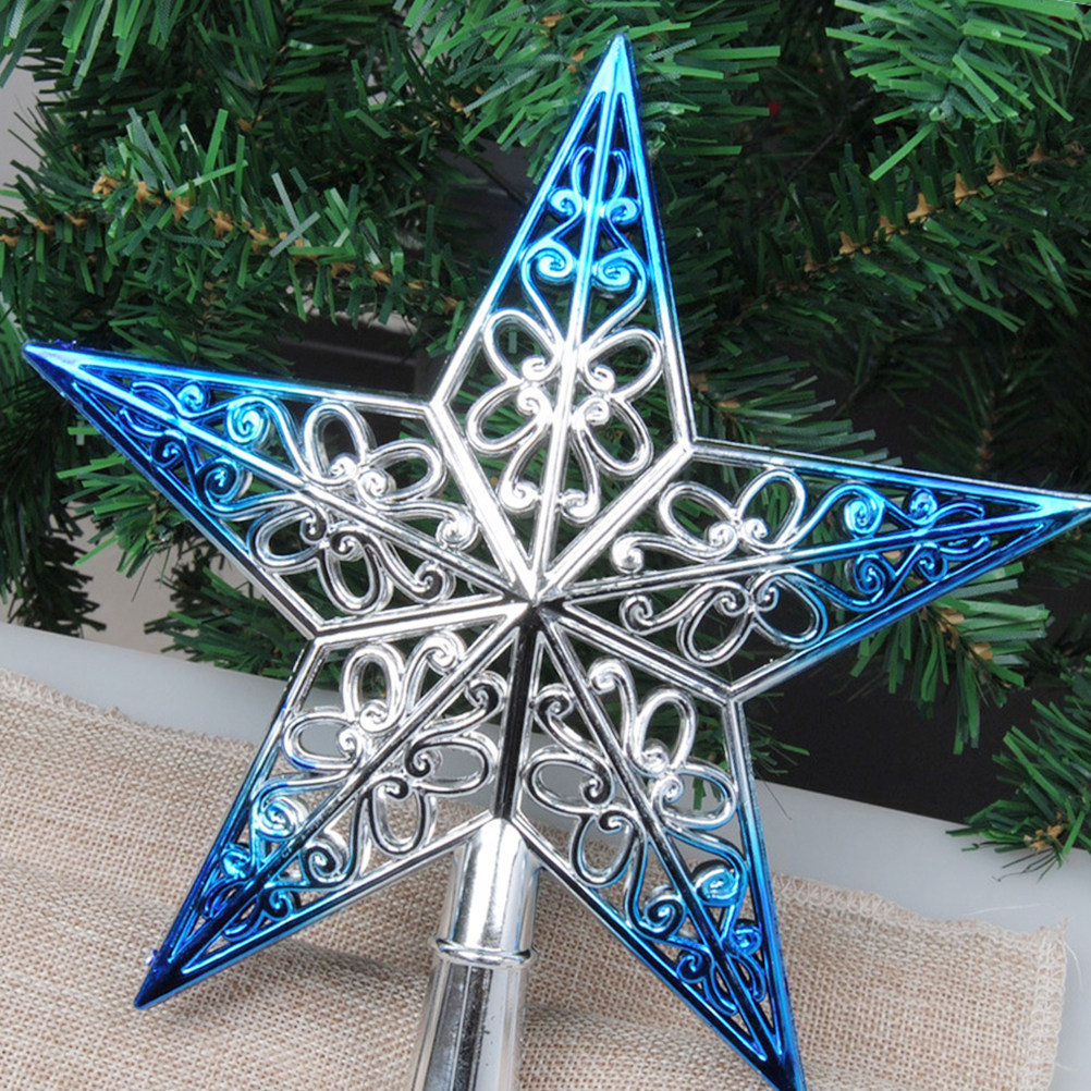 3個入り 20cm 中空スター クリスマスツリートッパー 高 - Star Tree Topper のレビューと価格