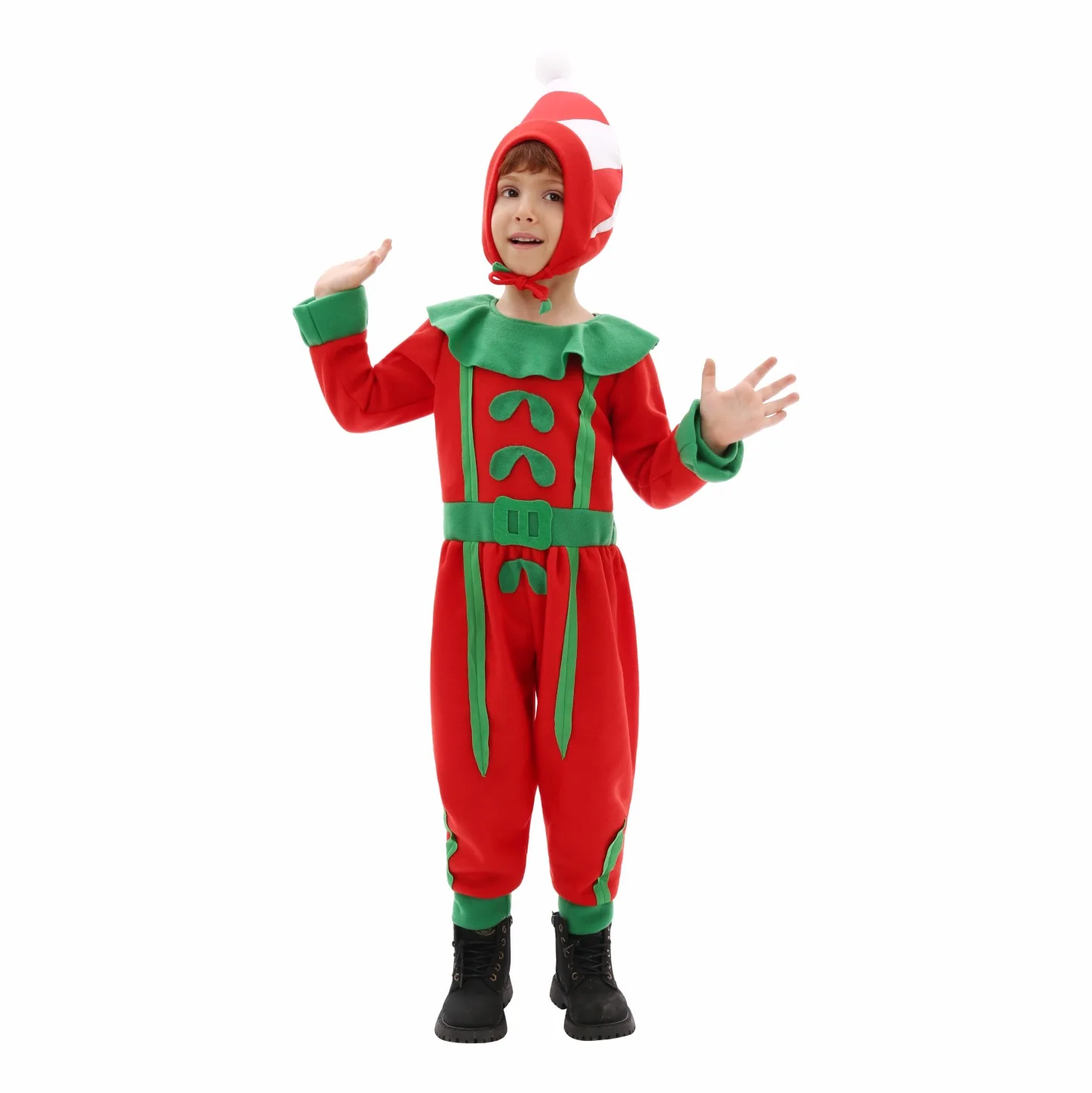 クリスマスコスプレ衣装 子供用パフォーマンス衣装 クリスマス - Elf Costume Christmas のレビューと価格